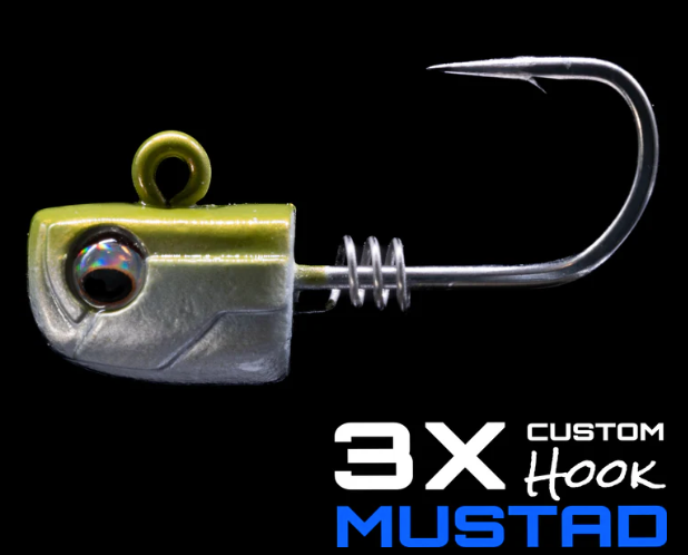 NLBN 3'' JIG HEADS - GREENBACK, 1OZ image