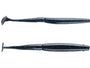 Gambler Slim 6" EZ Swimbaits 6 pack - Black/Blue Glitter image