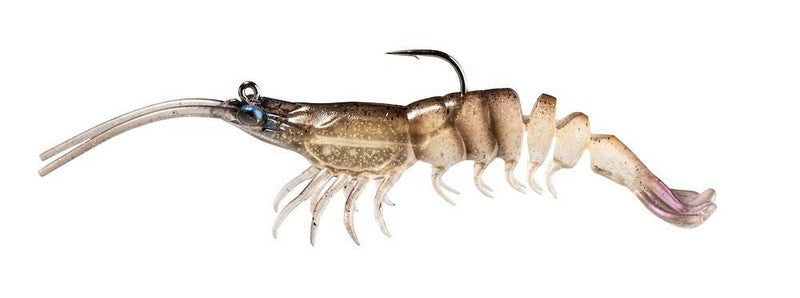 Z-Man PrawnstarZ 3.5" or 5" - 5 Inch, Natural Shrimp image
