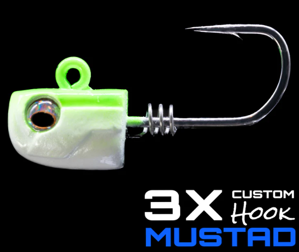 NLBN 3'' JIG HEADS - LIMESIDER, 1OZ image