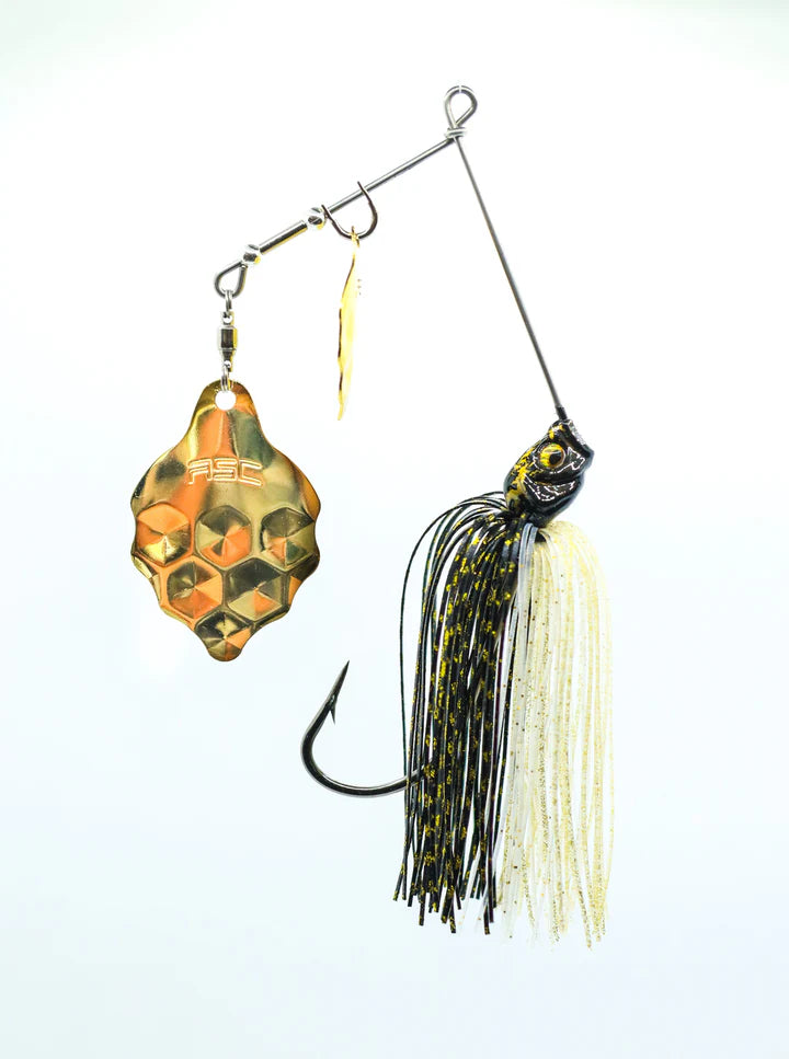 American Snakehead Customs Cobra v2.0 SpinnerBait - Gold Mine image