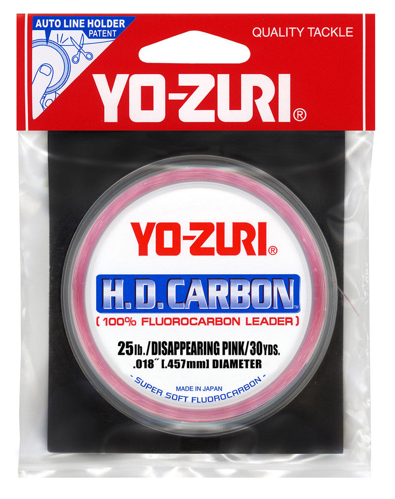 Yo-Zuri HD Carbon 100% Fluorocarbon Leader 30yd Spools image 2