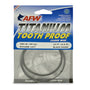 AFW Titanium Tooth Proof Single Strand Leader Wire Black Oxide 15 ft 10-100 lb - 100 image