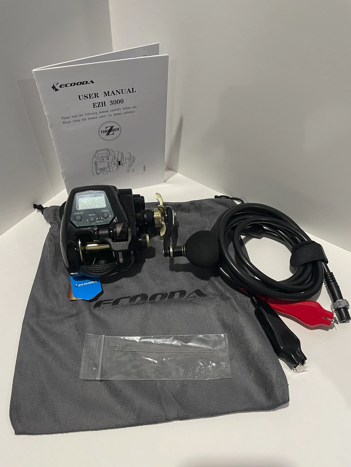 Ecooda 3000R Electric Jigging Reel with Free RB500 Battery Kit image 1