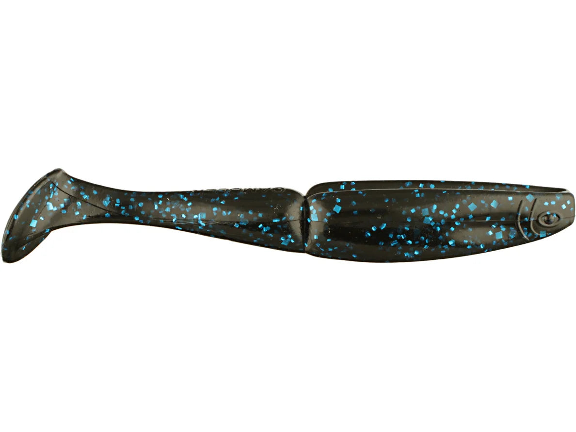 Gambler Little EZ 3.75" Swimbaits 9pk - Black/Blue Flake image