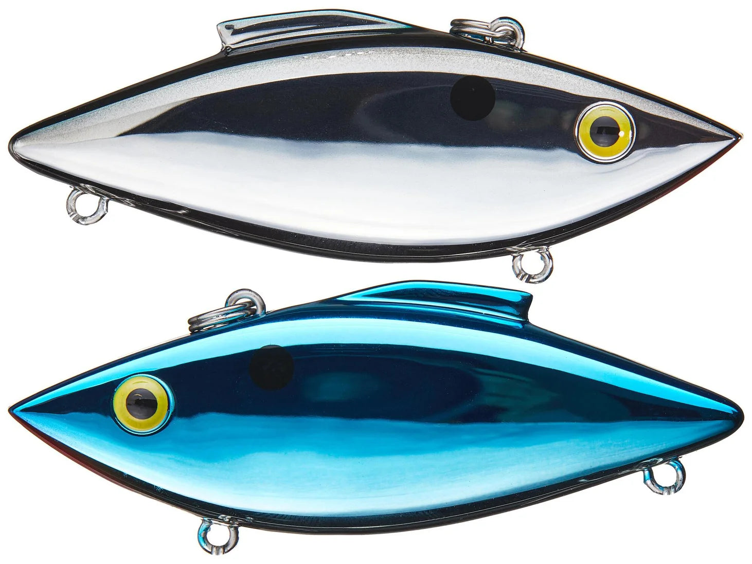 Bill Lewis Rat-L-Trap 1/2 oz - Chrome Half Black/Blue image