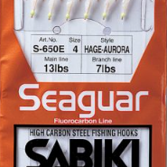 Haybusa Sabiki® S650E Aurora Finish Bait Size 4 image 0