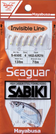 Haybusa Sabiki® S650E Aurora Finish Bait Size 4 image 0