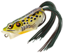 LIVETARGET Hollow-Body Frog Popper - 2-1/2" - Emerald/Brown image 0
