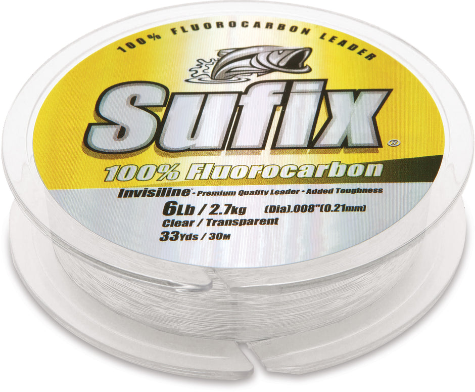 Sufix 100% FLUOROCARBON INVISILINE™ LEADERS 33 yd 2-80 lb Spool - 8 image