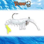 Egret Baits Jumbo Vudu Shrimp 4" 2PK - Pearl image