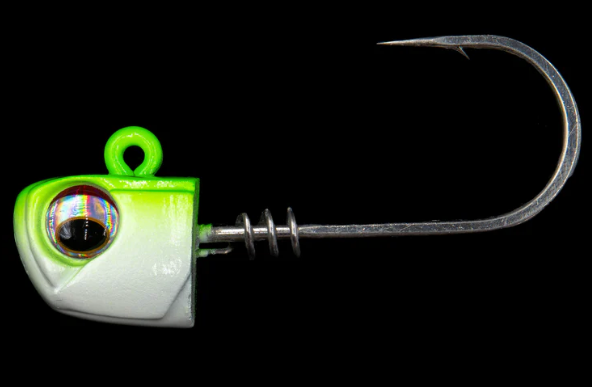 NLBN Tuna 4X Super Duty 5" Jig Heads - Limesider, 3OZ image
