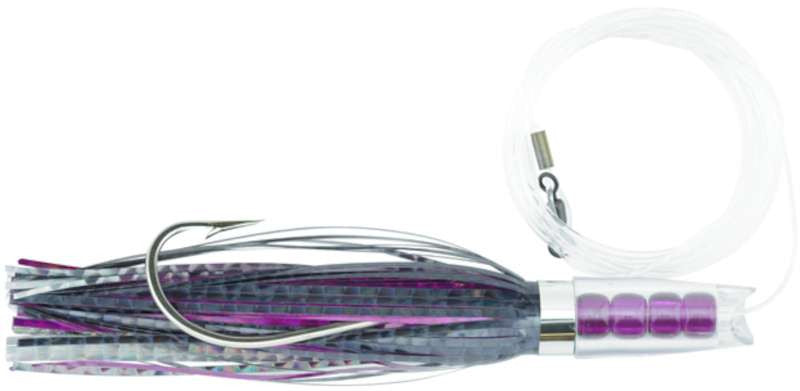 C&H Rattle Jet Lures - Black/Purple Mylar image
