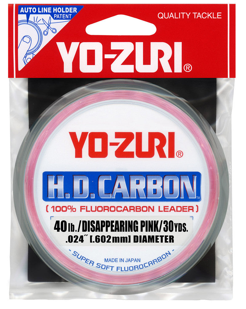 Yo-Zuri HD Carbon 100% Fluorocarbon Leader 30yd Spools image 4