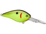 Strike King KVD HC Flat Side 1.5 Crankbait - Black Back Chartreuse image
