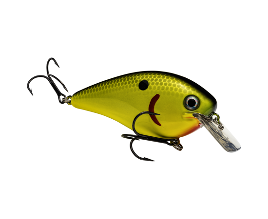 Strike King KVD 4.0 MAGNUM SQUARE BILL - Black Back Chartreuse image