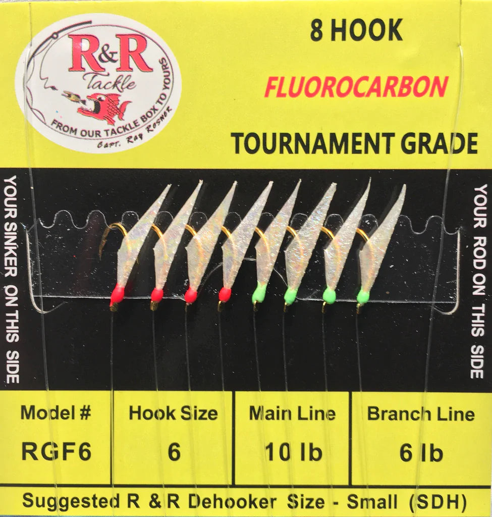 R&R RGF6 Fluorocarbon Bait Rig image 0