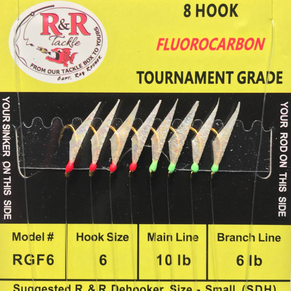 R&R RGF6 Fluorocarbon Bait Rig image 0