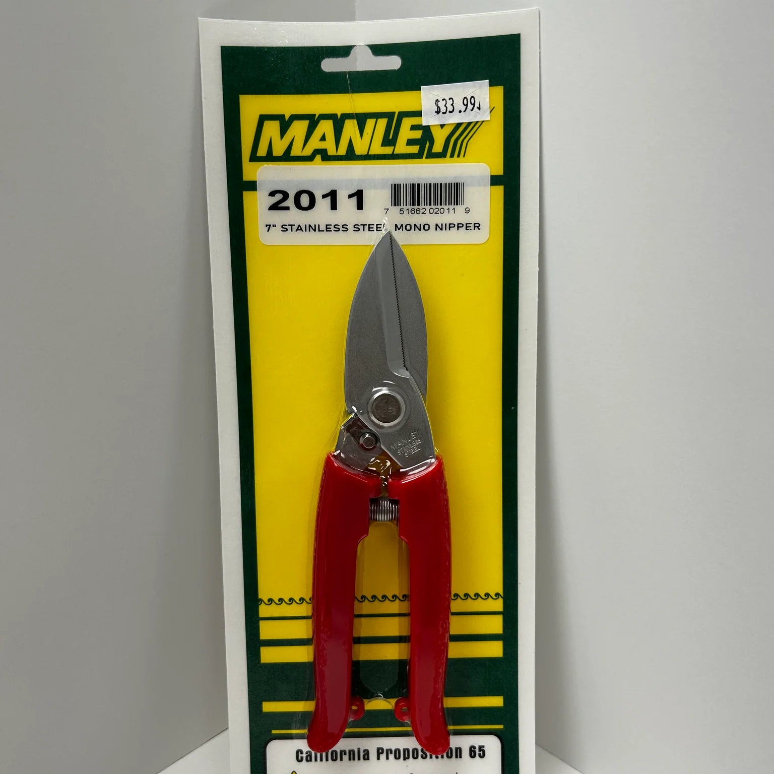 MANLEY 7” Stainless Steel Mono Nipper image 0