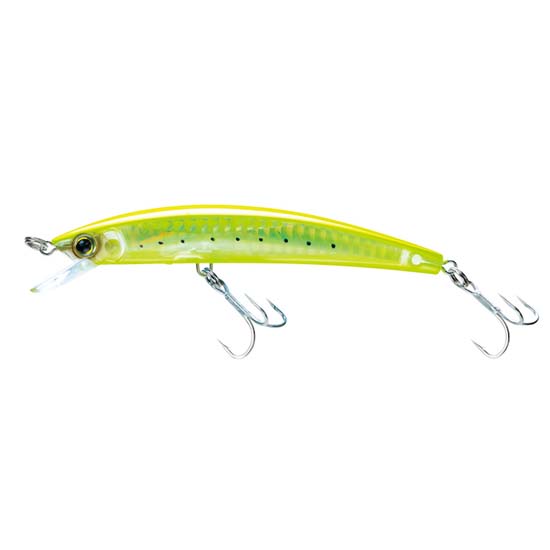 Yo-Zuri Floating Crystal 3D Minnow Plug - Chartreuse image