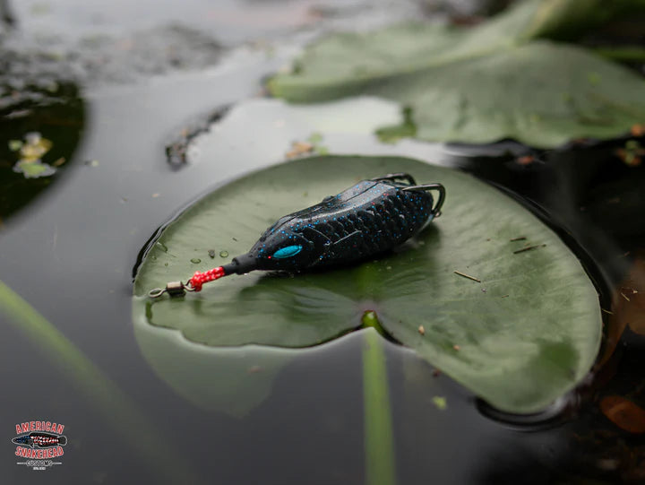 American Snakehead Customs SNEK FROG - Black N Blue image