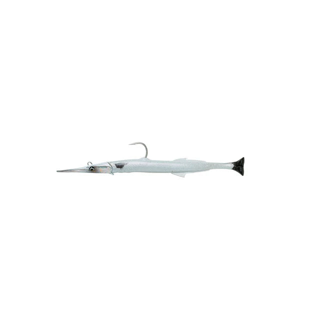 Savage Gear Pulse Tail Needle Fish 5.5" or 7" - Pearl White, 7" image