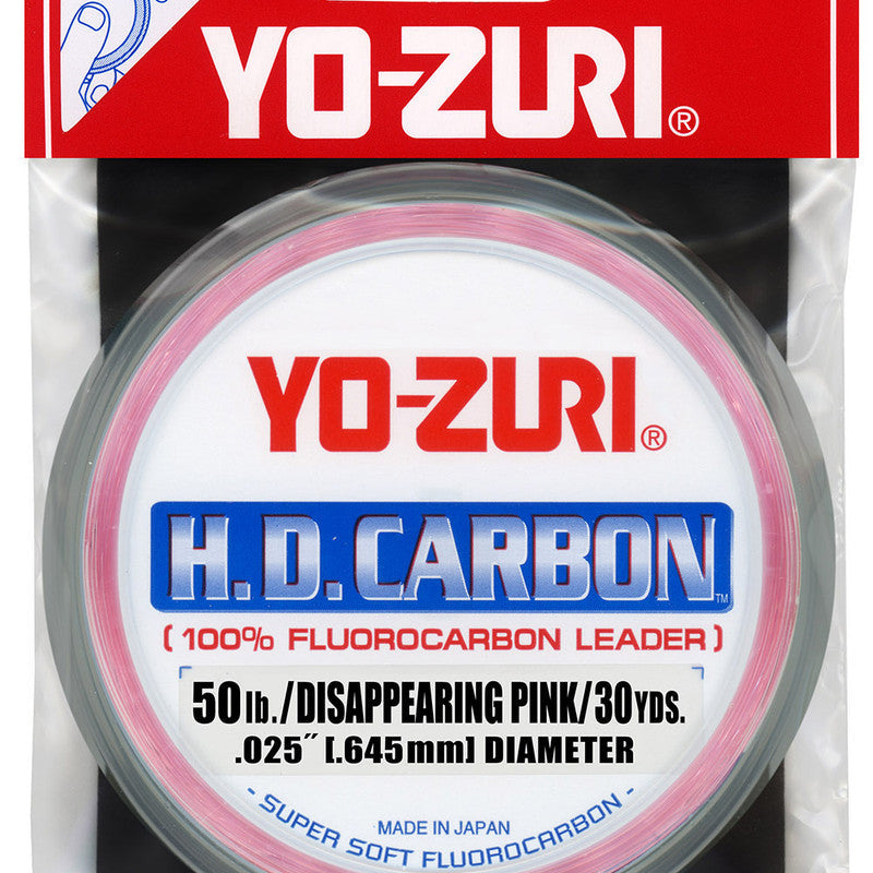Yo-Zuri HD Carbon 100% Fluorocarbon Leader 30yd Spools image 0
