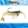 Egret Baits Jumbo Vudu Shrimp 4" 2PK - Gold image