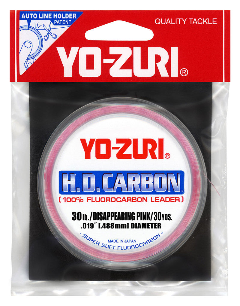 Yo-Zuri HD Carbon 100% Fluorocarbon Leader 30yd Spools image 3