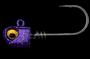 NLBN Tuna 4X Super Duty 5" Jig Heads - Purple Haze, 3OZ image