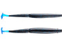 Gambler Slim 6" EZ Swimbaits 6 pack - Black/Blue Tail image