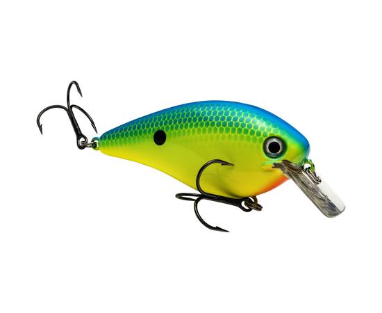 Strike King KVD 4.0 MAGNUM SQUARE BILL - Blue Back Chartreuse image