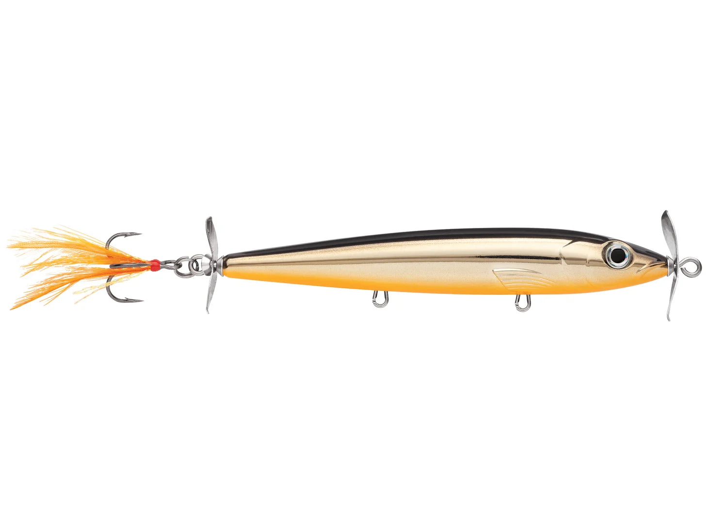 Rapala X-Rap Prop Bait - Black Chrome Orange image