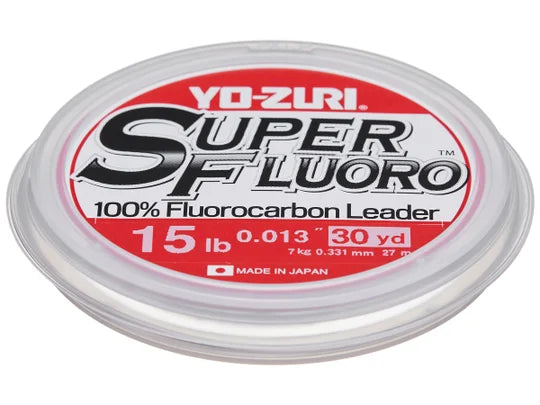 Yo-Zuri Superfluoro Leader Line Clear 30 yd 6-30 lb Spool - 20 image