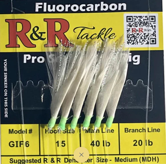 R&R GIF6 Fluorocarbon Bait Rig image 0