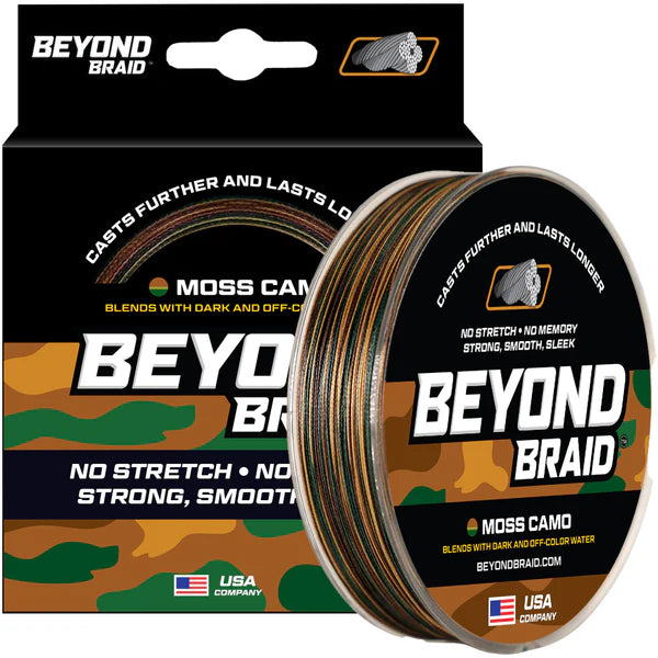 Beyond Braid MOSS CAMO 300yd 8-100lb Test Spool - 10 image
