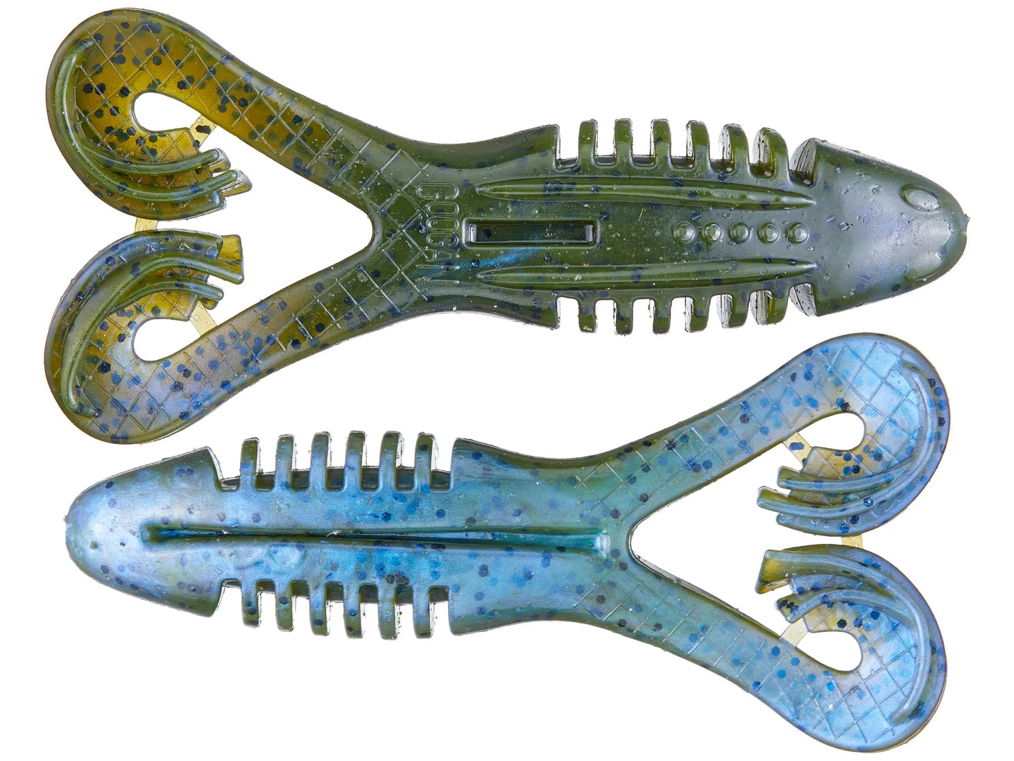 Googan Baits Toad Frog Softbait 5pk - Blue Baby image