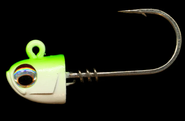 NLBN Tuna 4X Super Duty 5" Jig Heads - Limesider, 2OZ image