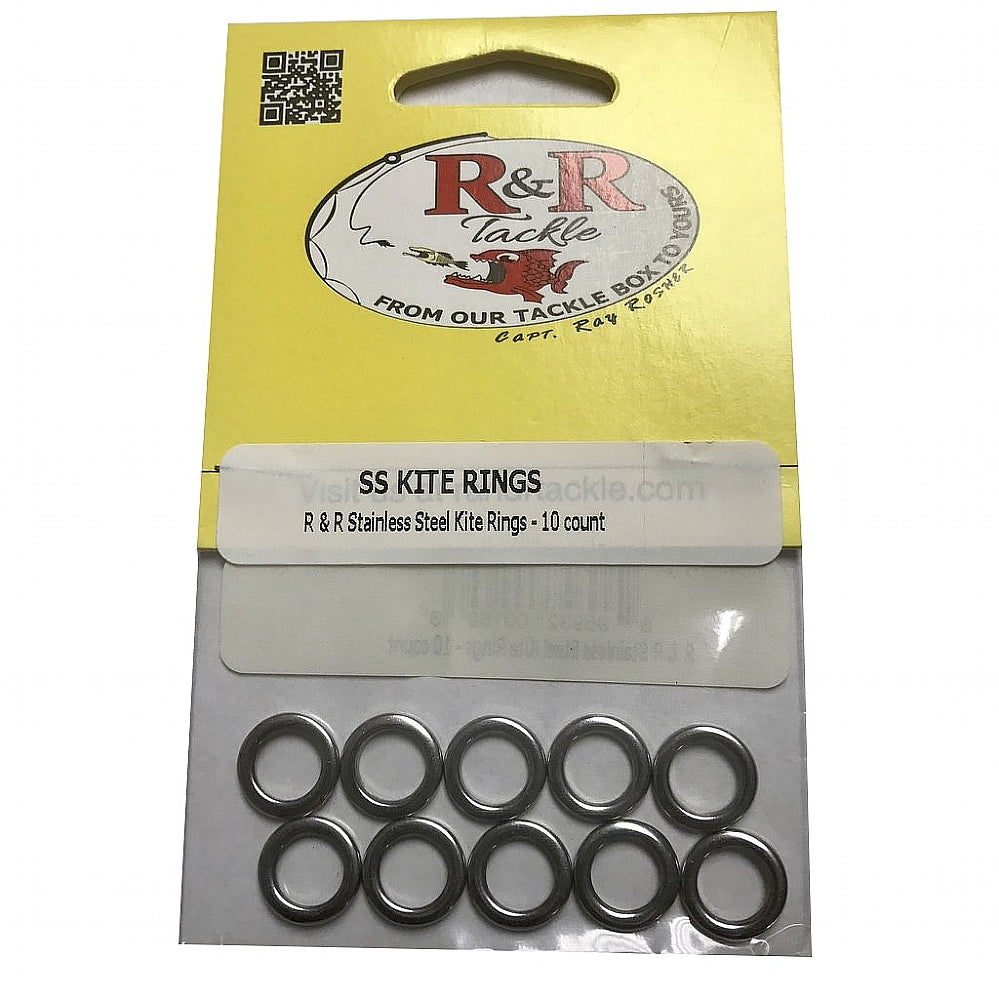 R&R Stainless Steel Kite Rings (10 ct.) image 0