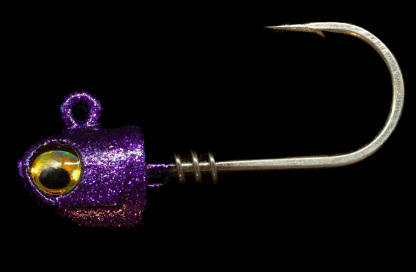 NLBN Tuna 4X Super Duty 5" Jig Heads - Purple Haze, 2OZ image