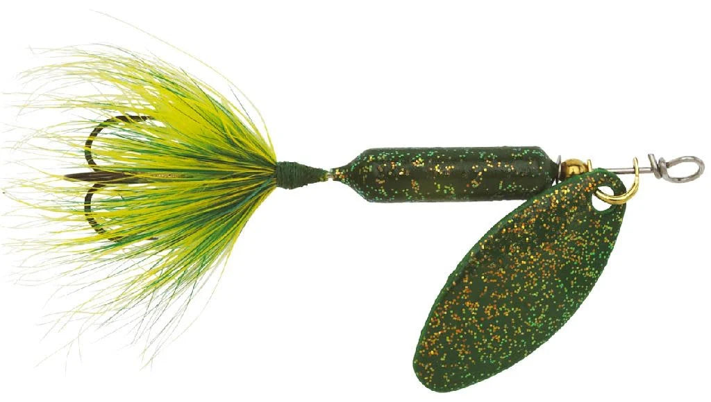 Worden's Original Rooster Tail 1/8oz Treble Hook - Glitter Frog image