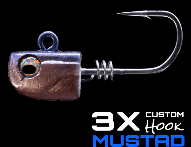 NLBN 3'' JIG HEADS - MUD MINNOW, 1OZ image