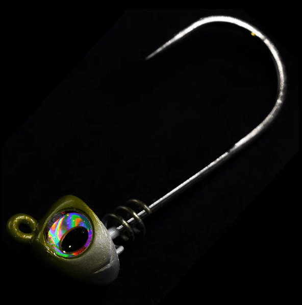 NLBN 8'' JIG HEADS - Green Back, 3/4OZ image