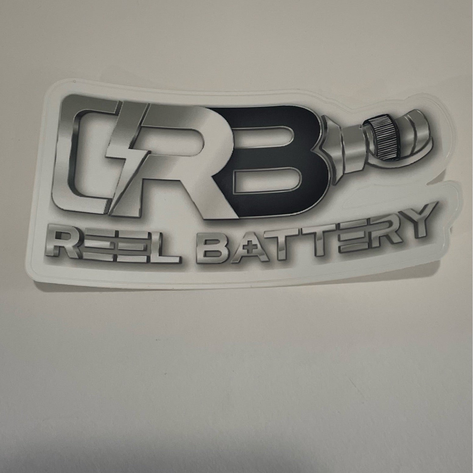 REEL BATTERY Vinyl Cut Outdoor Sticker
